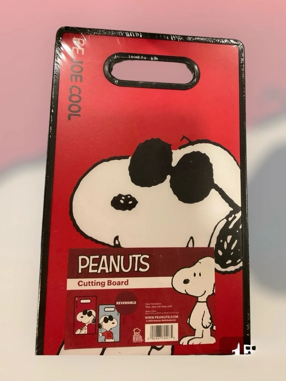 Peanuts Joe Cool Card Holder - Light Blue & Red